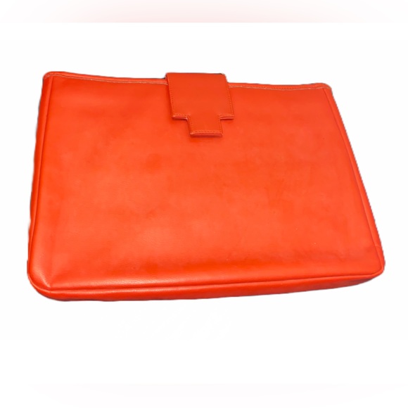 DAY RUNNER RED LEATHER BAG - Picture 7 of 14